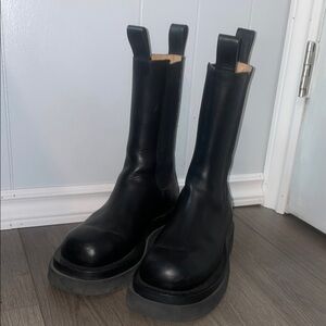 Bottega veneta lug leather Chelsea boot